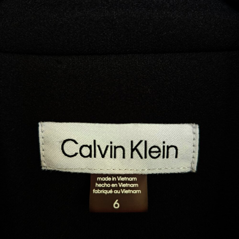 Calvin Klein Sleeveless Zip Dress – Black - Picture 3 of 3